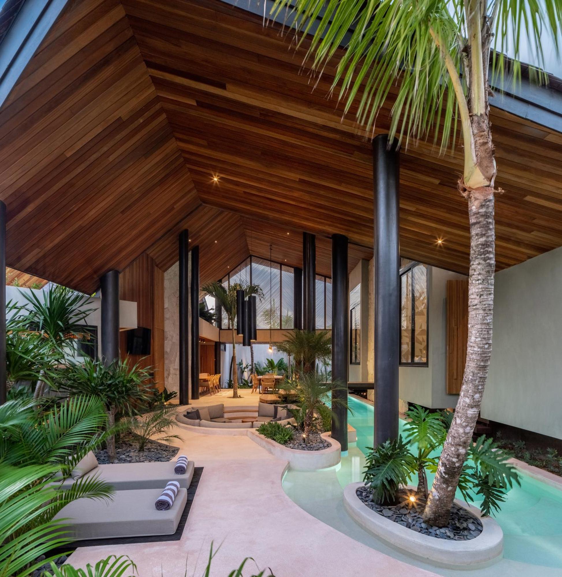 Villa Feh Bali By House Of Winds - Neo Tropical Eden Near Canggu Керобокан Экстерьер фото